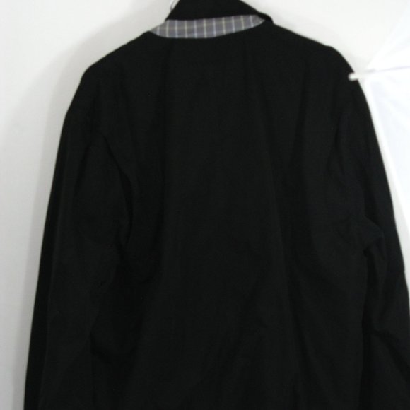 London Fog Bomber style Jacket - Black - Size Medium - Like New - Picture 5 of 6